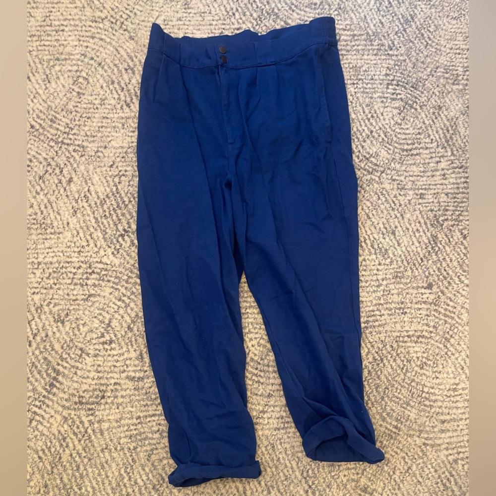 Lucy & Yak | Addison Trousers in Cobalt Blue